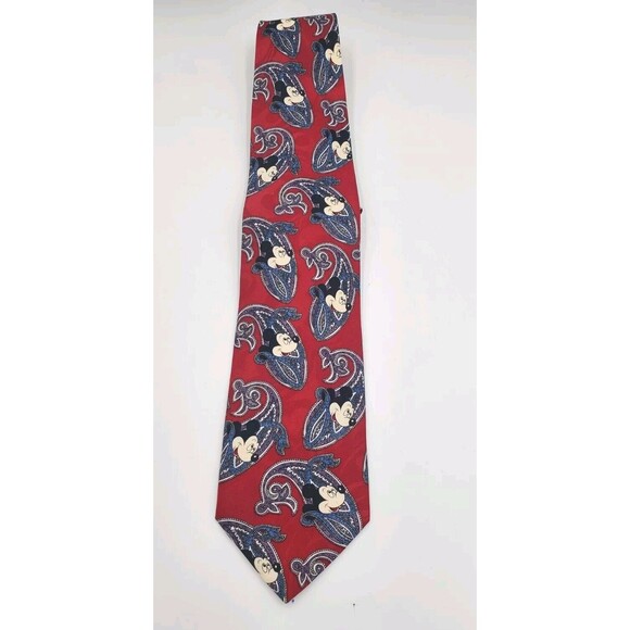 Disney Mickey Mouse Paisely Necktie‎ - Picture 1 of 5